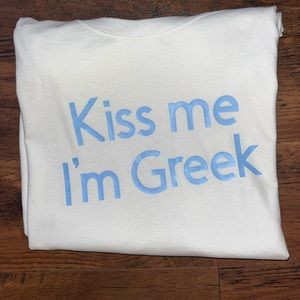 New Galos Kiss me I’m Greek T-Shirt